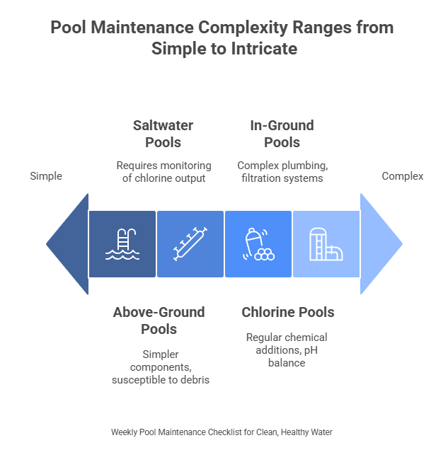 Image of infographics featuring Top Pool Cleaners Near Me and highlighting essential pool maintenance tips and services.